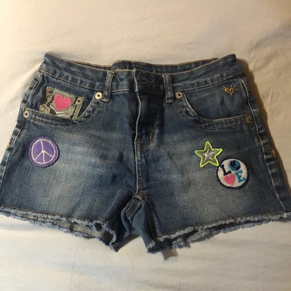 Justice jean shorts